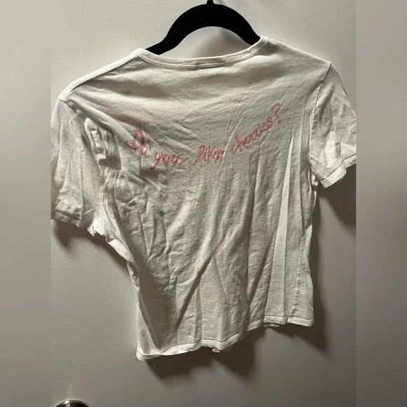 Rare Vintage Blugirl Bluemarine Tshirt white cherries tee cotton red 44 - Picture 2 of 3